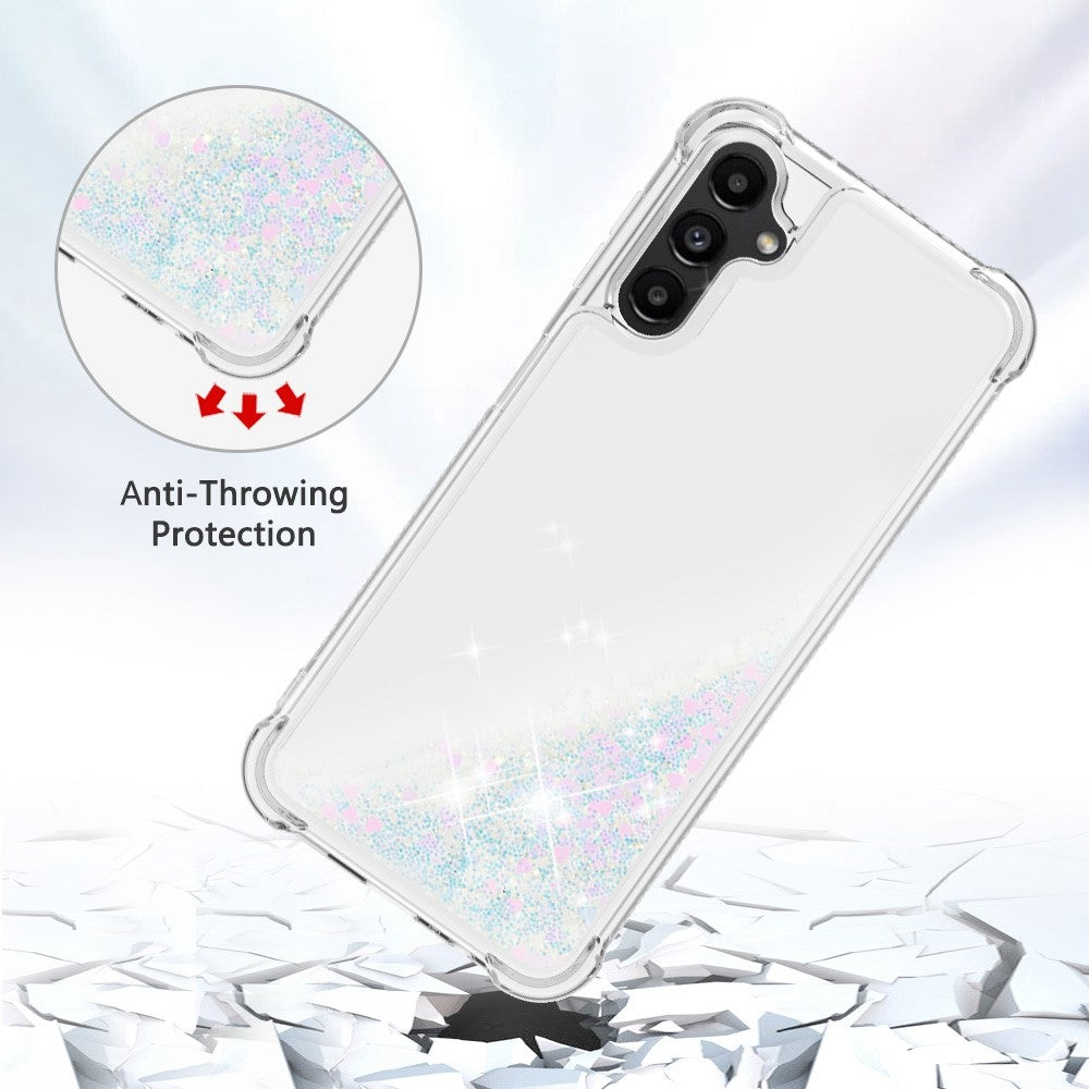 Galaxy A14 5G/4G Glitzer-Hülle – Stoßfest & mit Treibsand