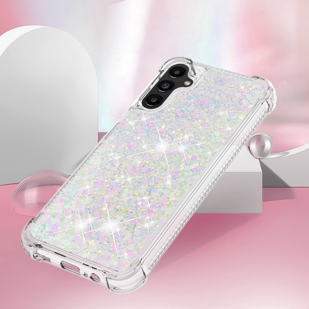 Galaxy A14 5G/4G Glitzer-Hülle – Stoßfest & mit Treibsand