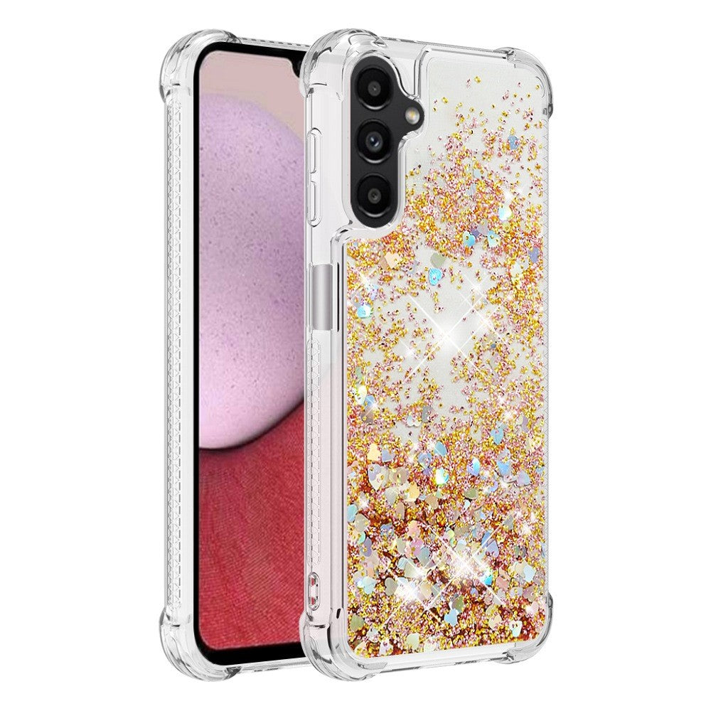 Galaxy A14 5G/4G Glitzer-Hülle – Stoßfest & mit Treibsand