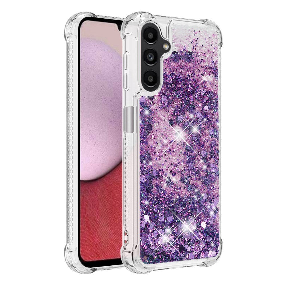 Galaxy A14 5G/4G Glitzer-Hülle – Stoßfest & mit Treibsand