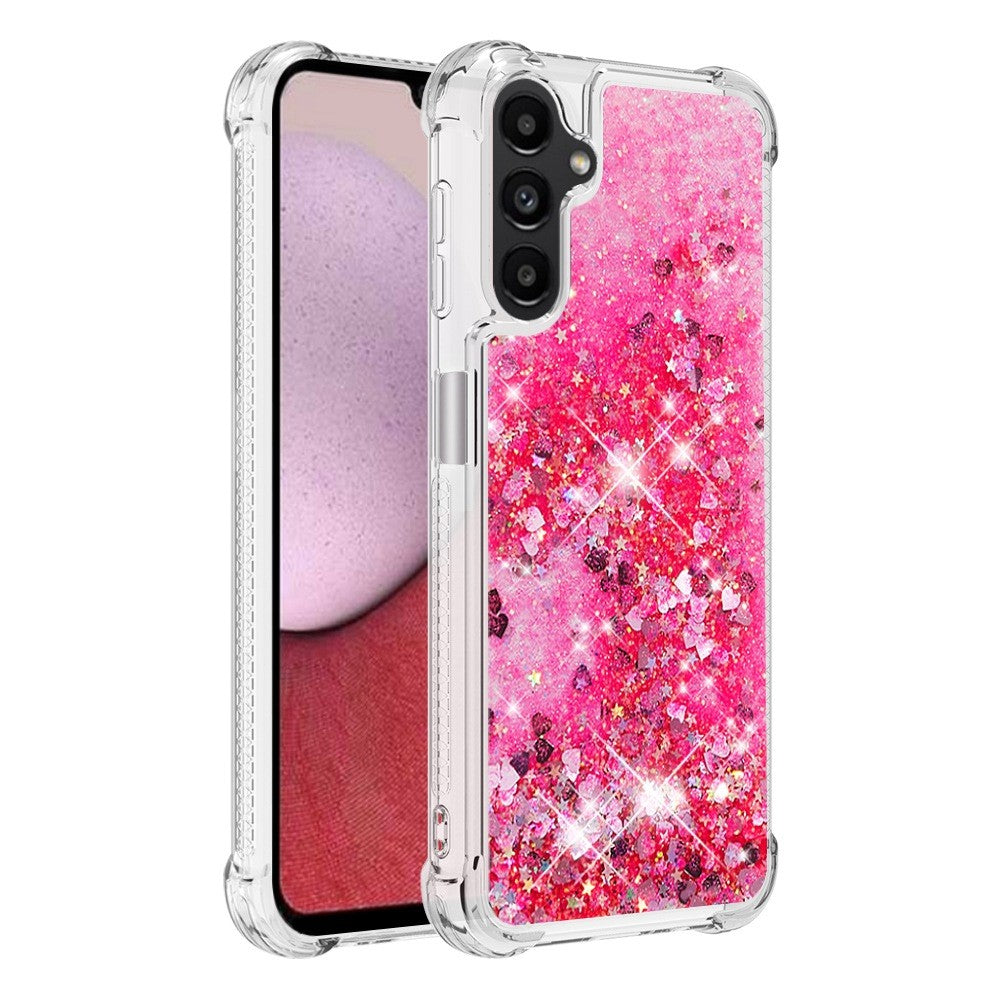 Galaxy A14 5G/4G Glitzer-Hülle – Stoßfest & mit Treibsand