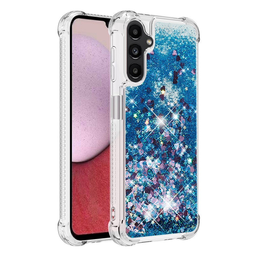 Galaxy A14 5G/4G Glitzer-Hülle – Stoßfest & mit Treibsand
