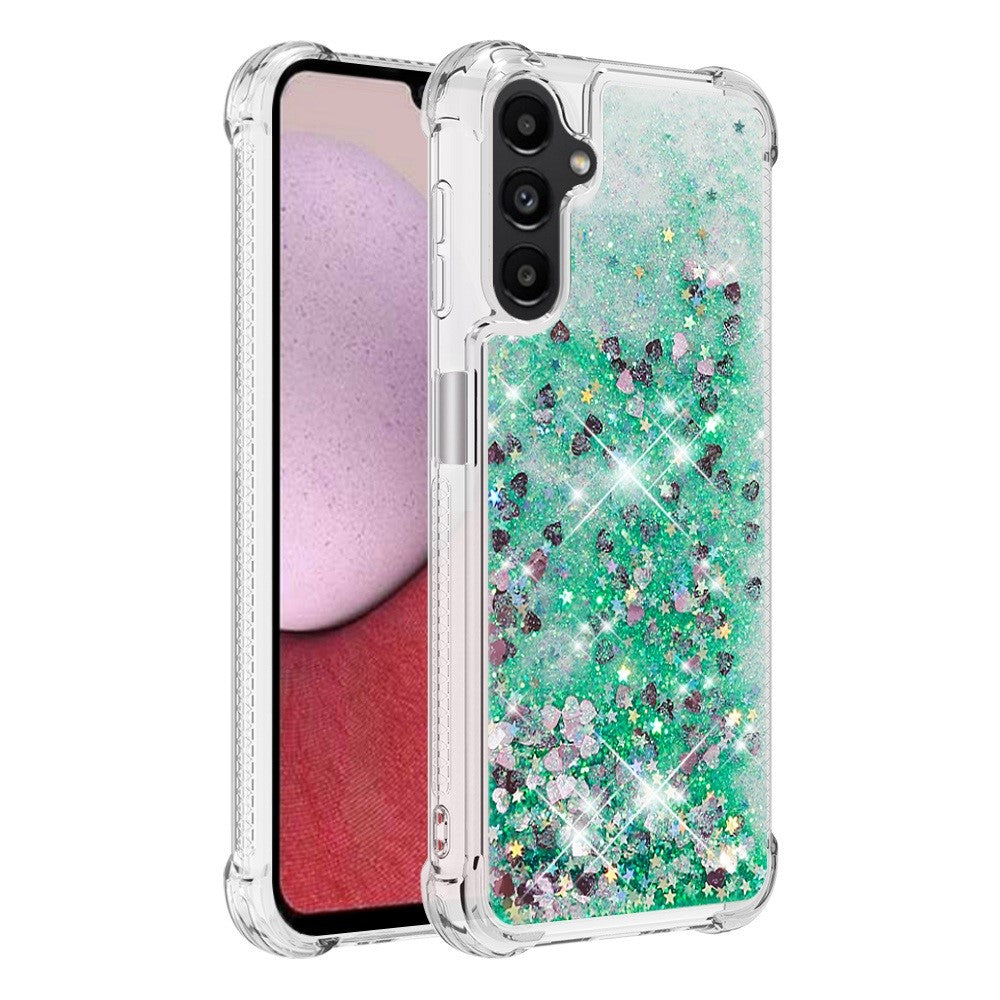 Galaxy A14 5G/4G Glitzer-Hülle – Stoßfest & mit Treibsand
