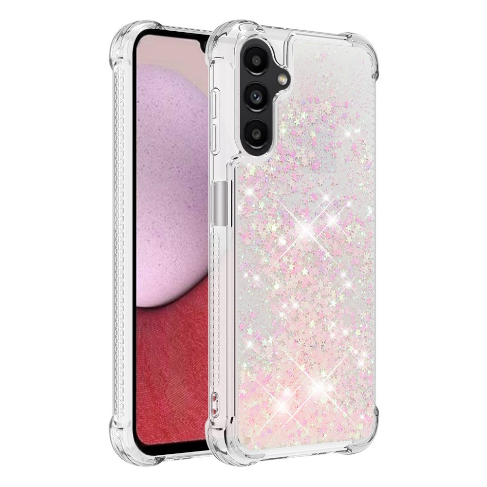 Galaxy A14 5G/4G Glitzer-Hülle – Stoßfest & mit Treibsand