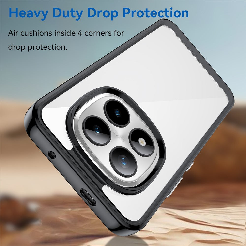 For Xiaomi Poco M8 Pro 5G / Redmi Note 15 Pro+ 5G (Global) Case TPU + Acrylic Protective Clear Phone Cover