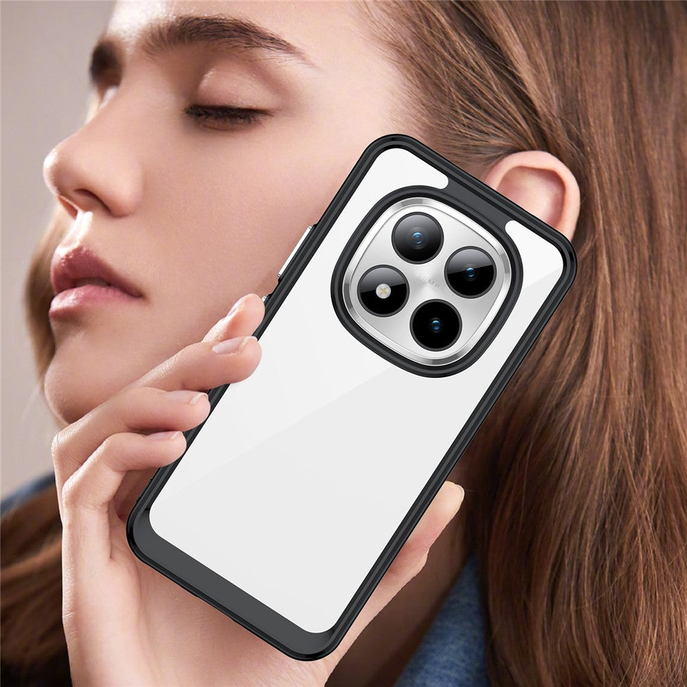For Xiaomi Poco M8 Pro 5G / Redmi Note 15 Pro+ 5G (Global) Case TPU + Acrylic Protective Clear Phone Cover