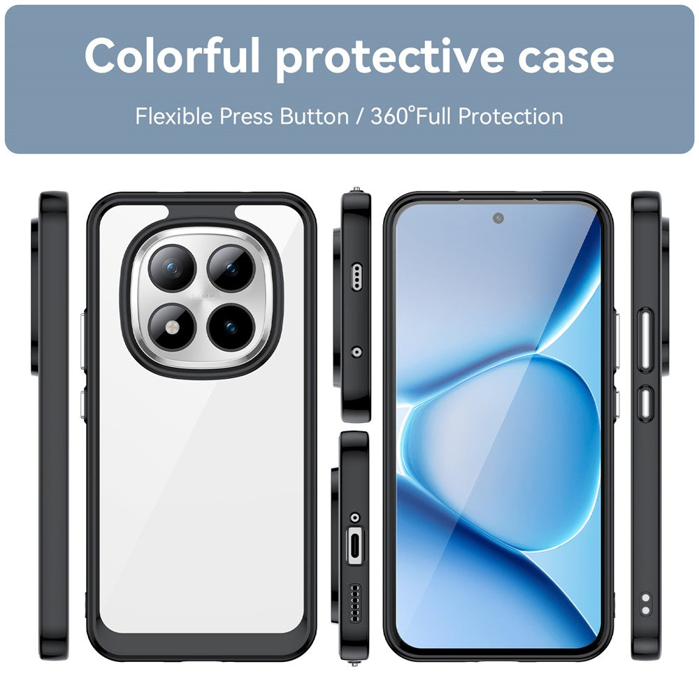For Xiaomi Poco M8 Pro 5G / Redmi Note 15 Pro+ 5G (Global) Case TPU + Acrylic Protective Clear Phone Cover