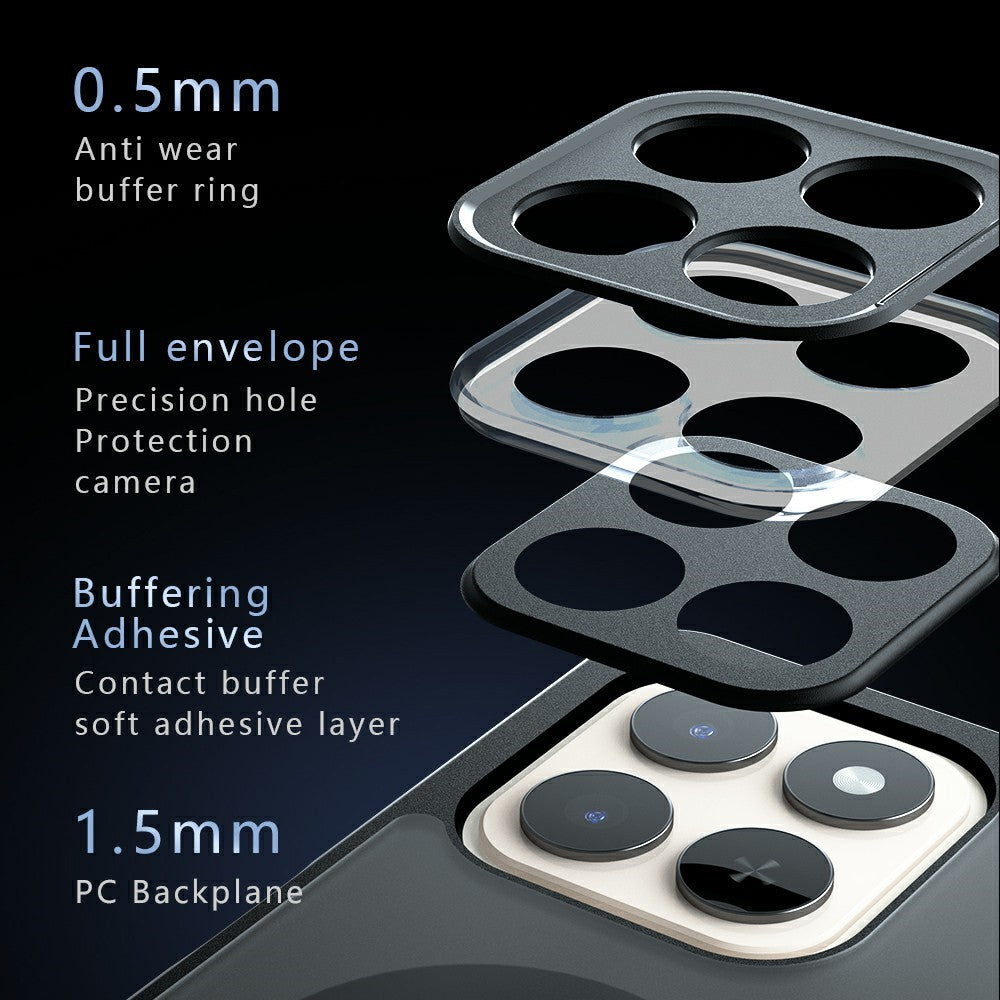 Matte Case for Honor 400 Smart 5G / 4G / X7d 4G TPU + PC Skin Touch Phone Cover Magnetic Case