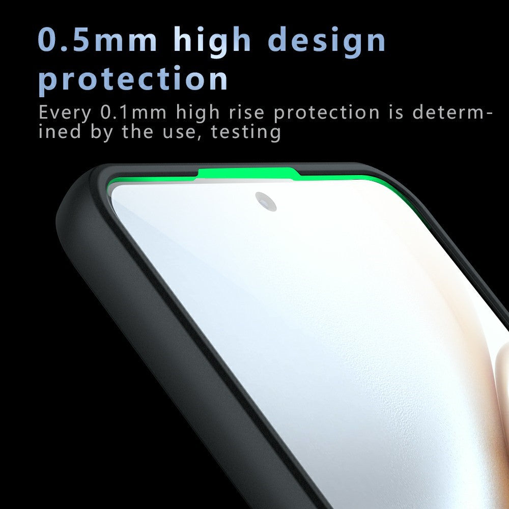 Matte Case for Honor 400 Smart 5G / 4G / X7d 4G TPU + PC Skin Touch Phone Cover Magnetic Case