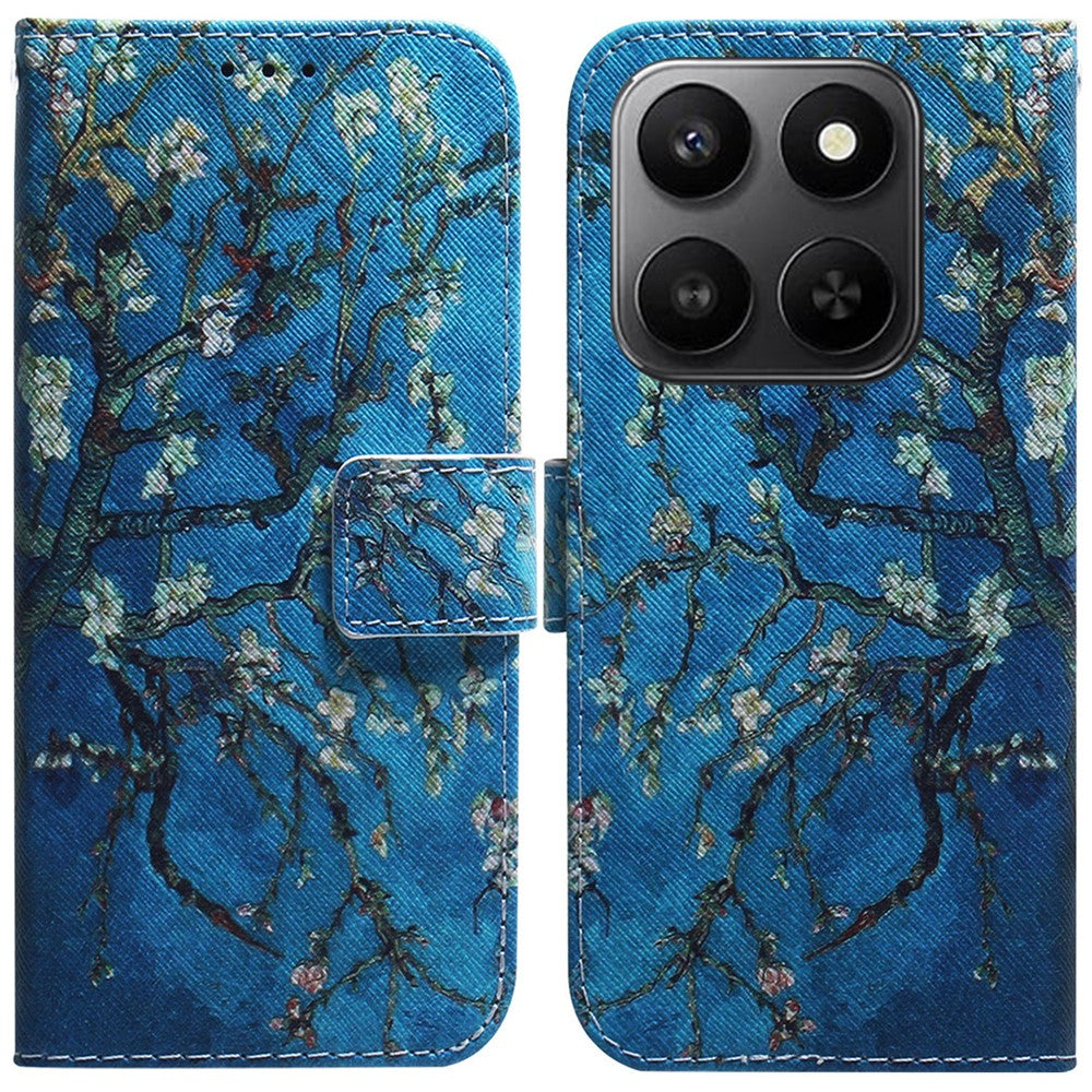 For Honor 400 Smart 5G / 4G / X7d 4G Wallet Case Pattern Print Leather Phone Cover