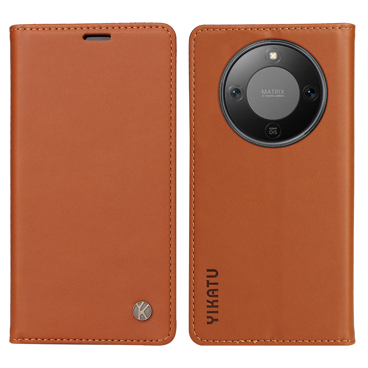 YIKATU For Honor Magic8 Lite 5G / X9d 5G / X70 5G Phone Cases  Magnetic Closure PU Leather Mobile Cover