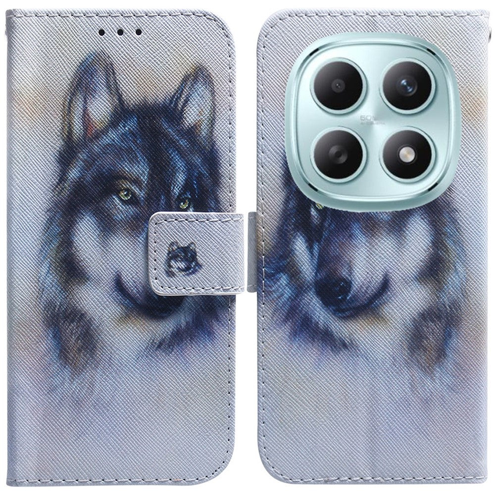 For Xiaomi Poco M8 5G / Redmi Note 15 5G (Global) Wallet Case Pattern Print Leather Phone Cover