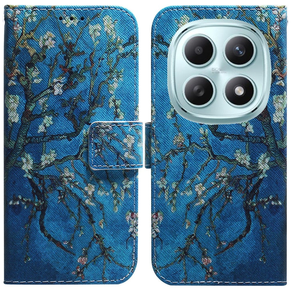 For Xiaomi Poco M8 5G / Redmi Note 15 5G (Global) Wallet Case Pattern Print Leather Phone Cover