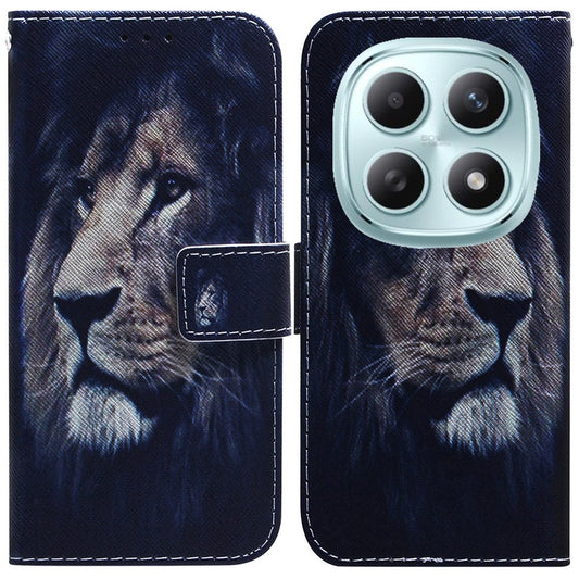 Xiaomi Redmi Note 15 5G (Global) / Xiaomi Poco M8 5G Handyhülle – Redmi Note 15 5G (Global) Brieftaschen- aus Leder mit Musterdruck