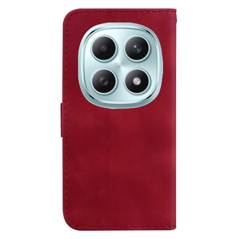 For Xiaomi Poco M8 5G / Redmi Note 15 5G (Global) Stand Case 7-Shaped Pattern Imprint Leather Phone Cover with Strap