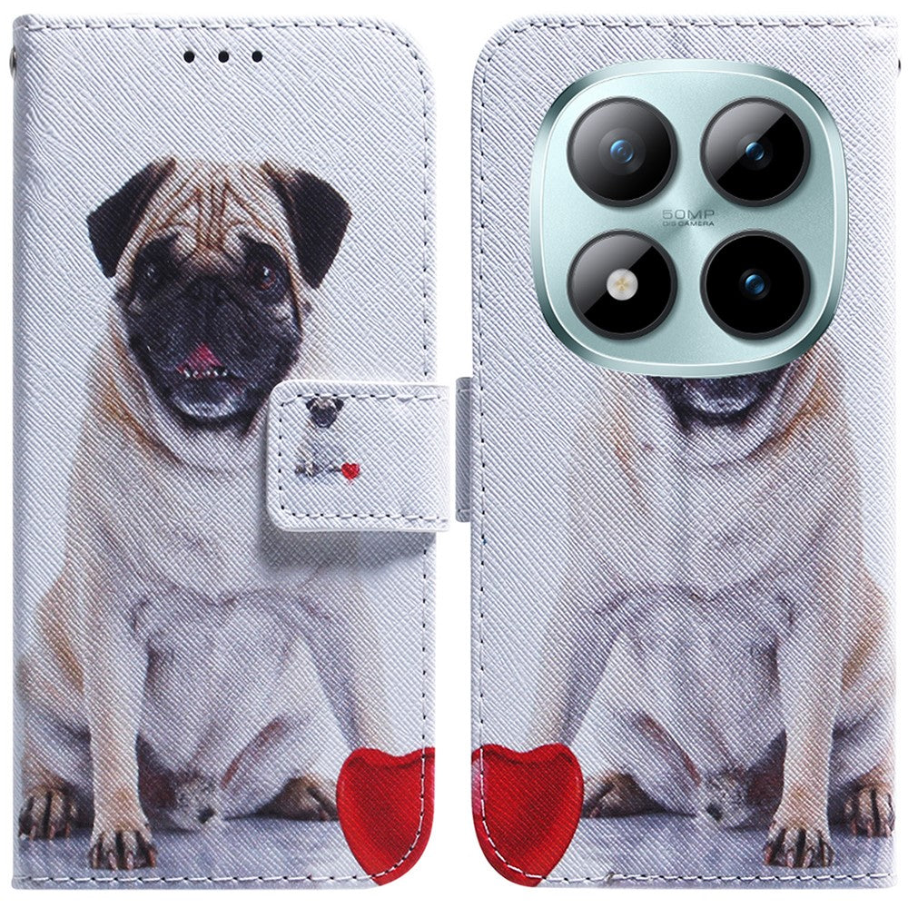 For Xiaomi Redmi Note 15 Pro 5G (Global) Wallet Case Pattern Print Leather Phone Cover
