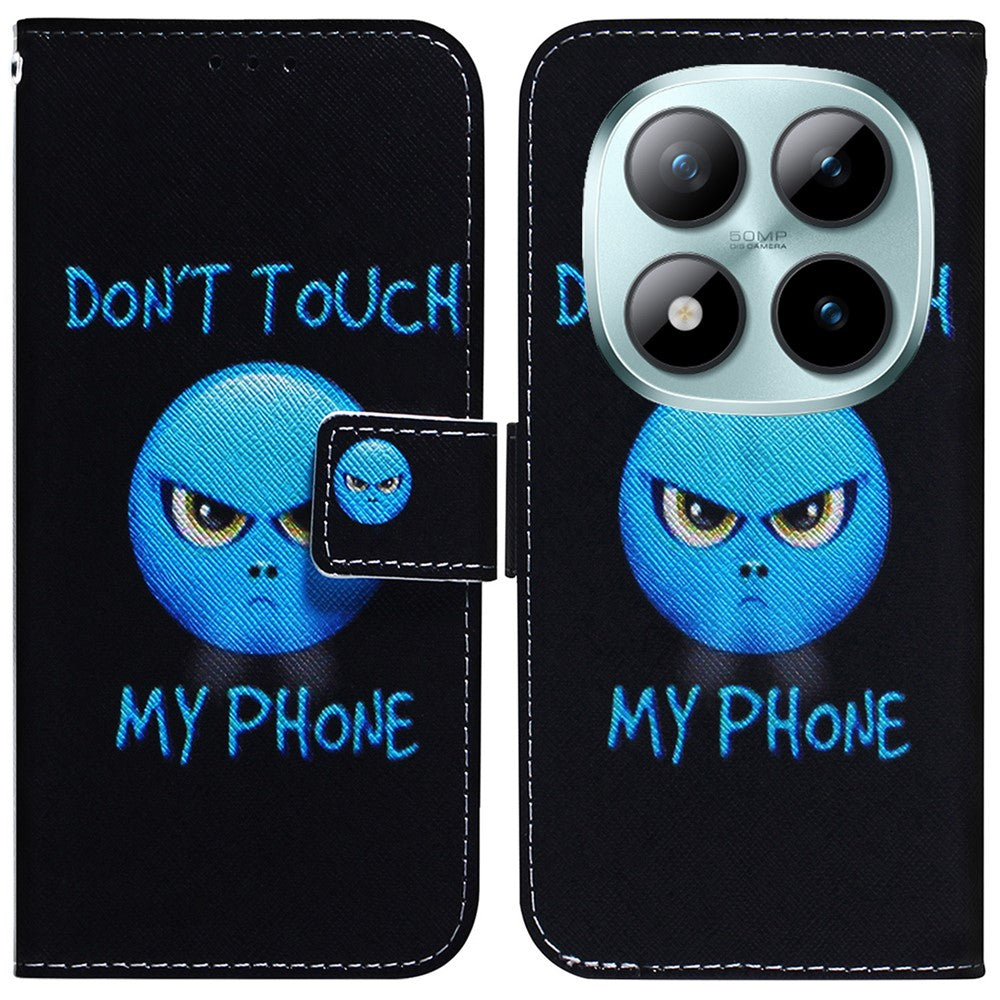 For Xiaomi Poco M8 Pro 5G / Redmi Note 15 Pro+ 5G (Global) Wallet Case Pattern Print Leather Phone Cover