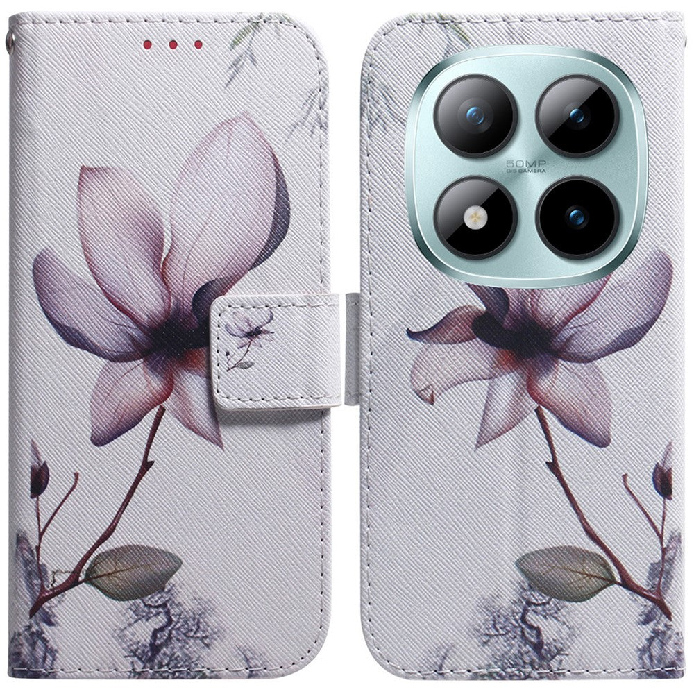 For Xiaomi Poco M8 Pro 5G / Redmi Note 15 Pro+ 5G (Global) Wallet Case Pattern Print Leather Phone Cover