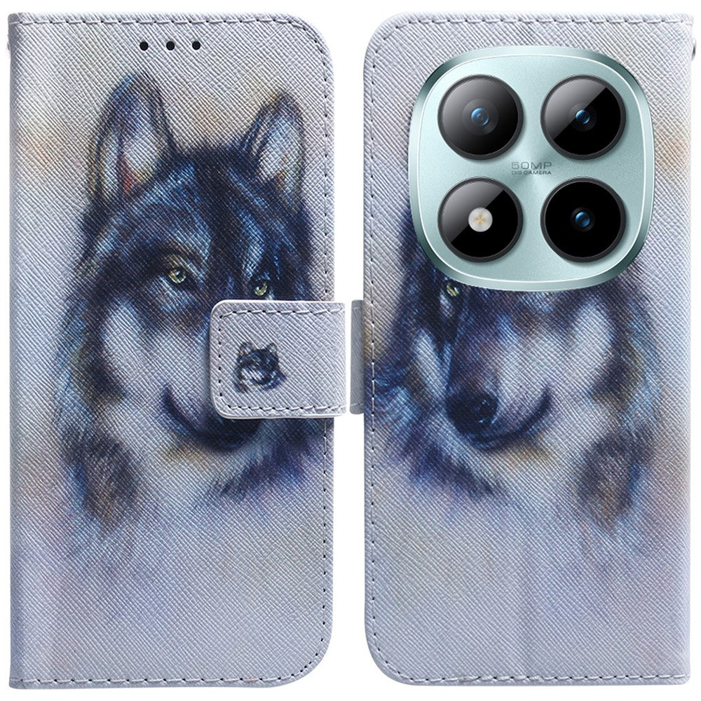 For Xiaomi Poco M8 Pro 5G / Redmi Note 15 Pro+ 5G (Global) Wallet Case Pattern Print Leather Phone Cover