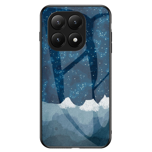 Xiaomi 15T Pro Handyhülle – Sternenhimmel-Muster aus gehärtetem Glas