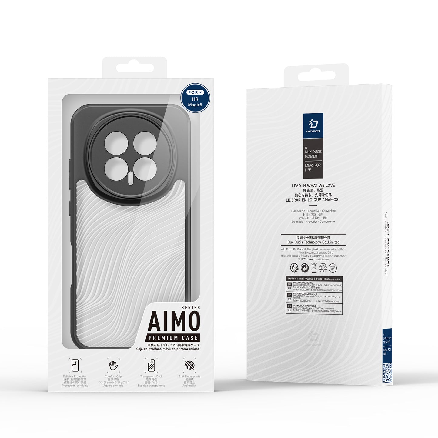 DUX DUCIS For Honor Magic8 5G Case  Aimo Series TPU+PC Matte Drop-proof Phone Cover (REACH Certification)