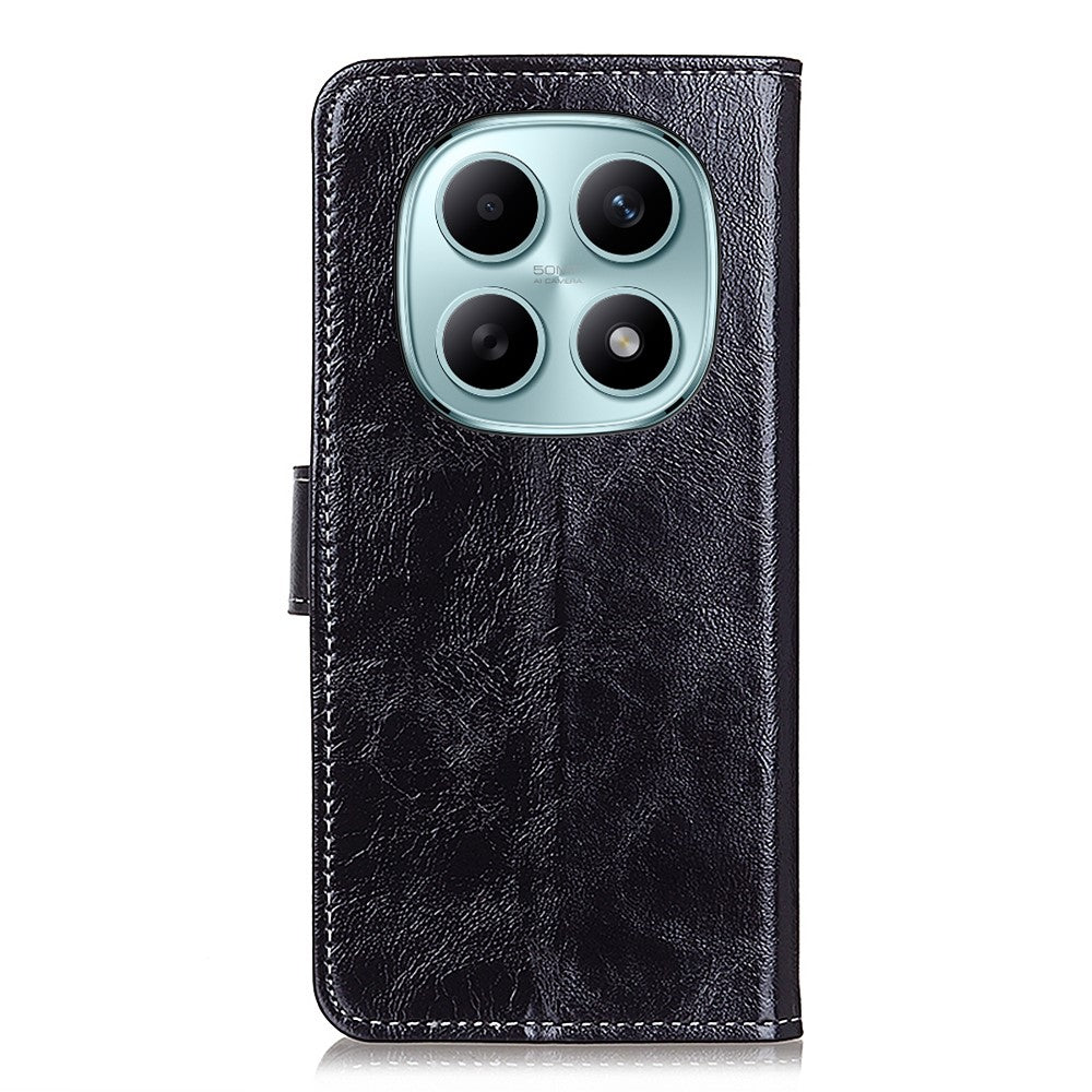 For Xiaomi Poco M8 5G / Redmi Note 15 5G (Global) Case Wallet Leather Phone Cover Crazy Horse Texture