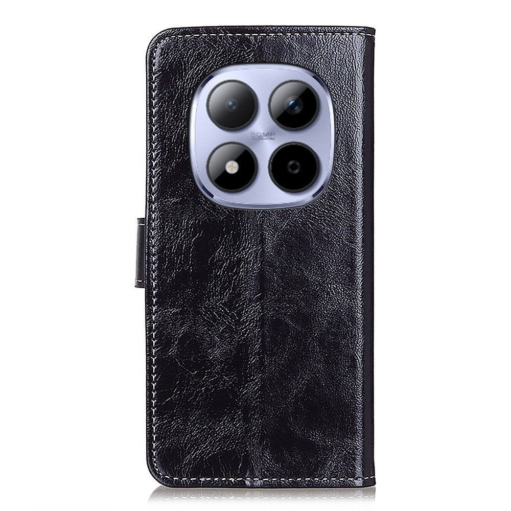 For Xiaomi Redmi Note 15 Pro 5G (Global) Case Wallet Leather Phone Cover Crazy Horse Texture
