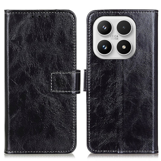 Xiaomi 17 Handyhülle – Brieftasche Leder Crazy Horse Textur