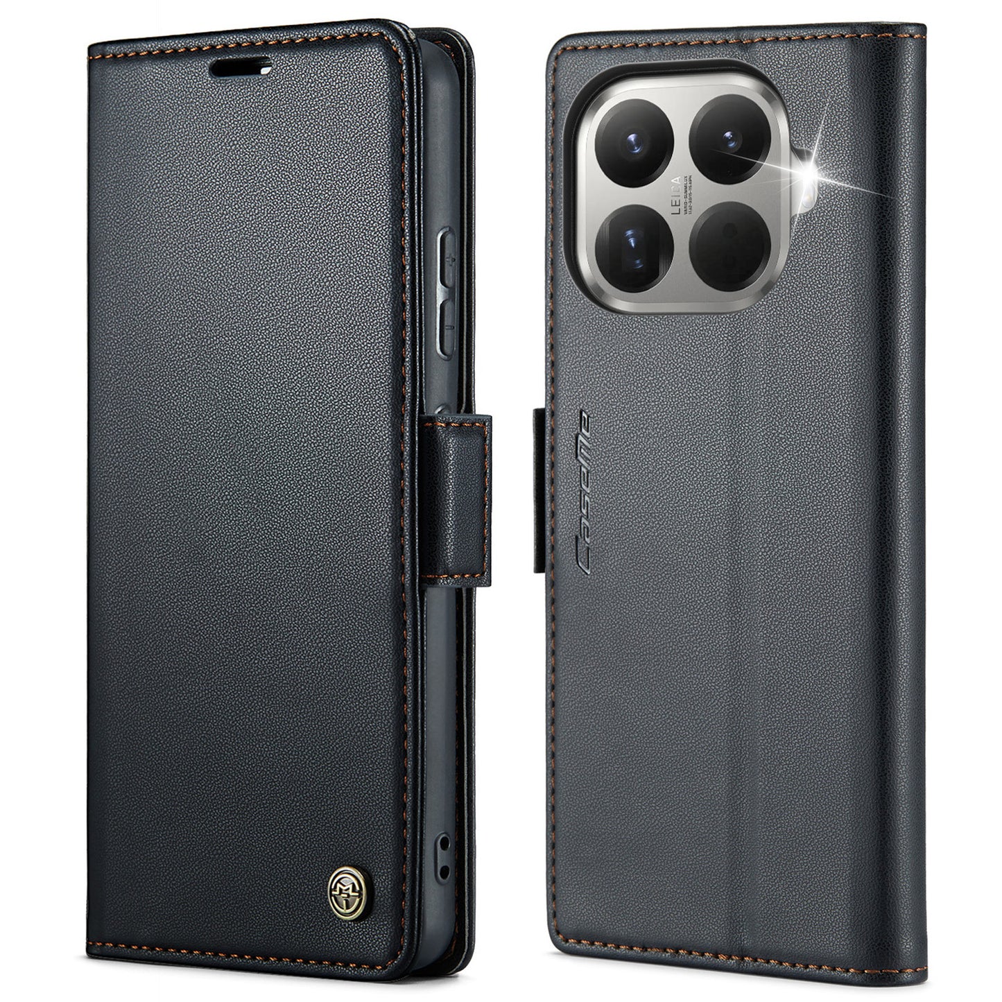CASEME For Xiaomi 15T Pro Case  023 Series RFID Blocking Glossy Stand Phone Cover