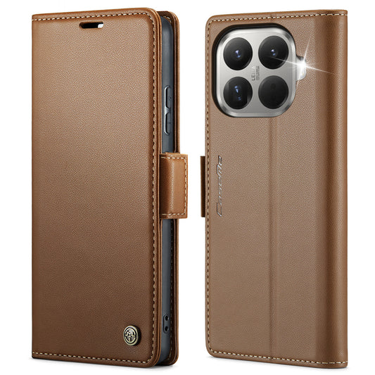 Xiaomi 15T Pro Handyhülle – CASEME 023 Series RFID-blockierende glänzende StandHandyhülle
