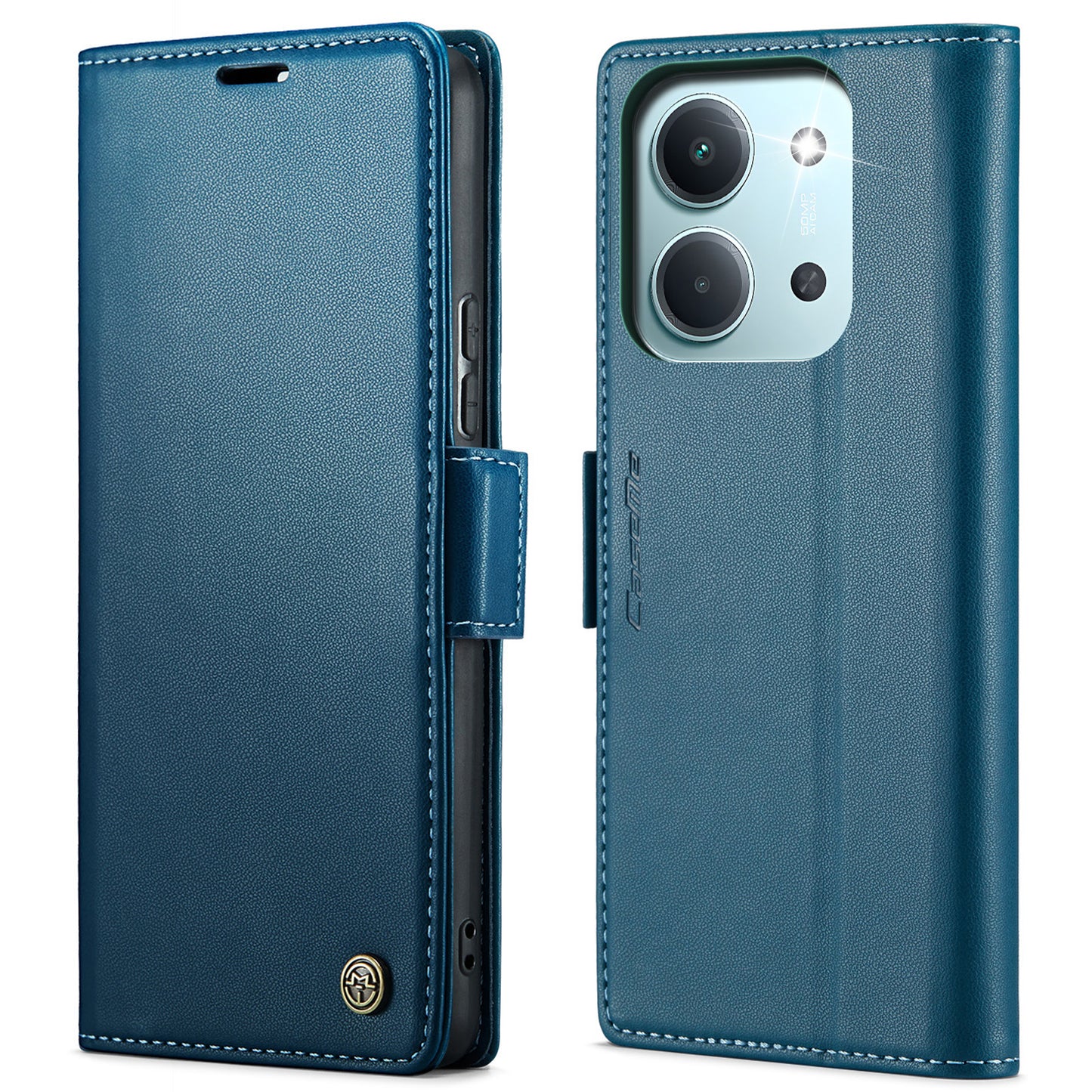 CASEME For Xiaomi Redmi 15C 5G (EU) (173mm) / Xiaomi Redmi 15C 4G (EU) (173mm) Case  023 Series RFID Blocking Glossy Stand Phone Cover