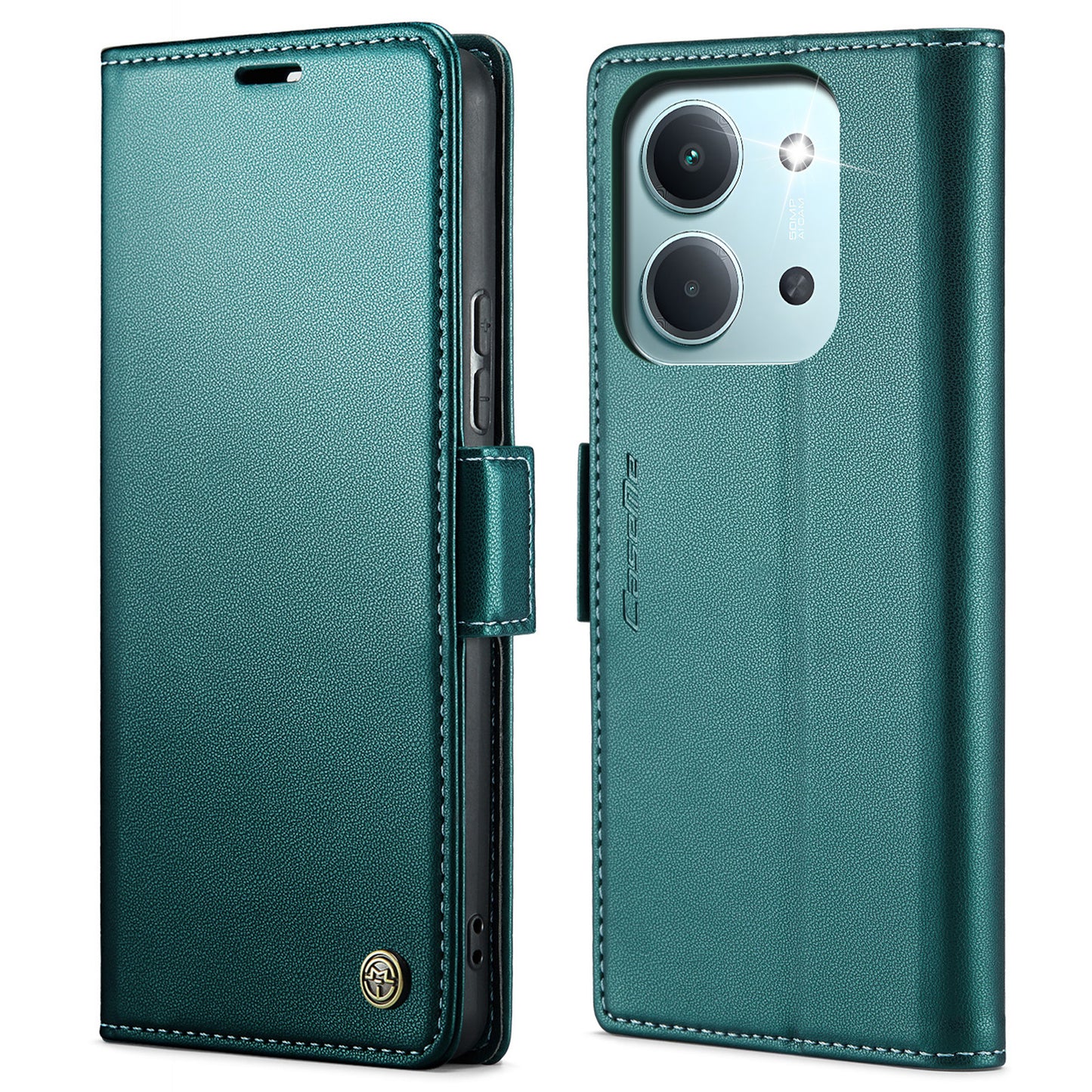 CASEME For Xiaomi Redmi 15C 5G (EU) (173mm) / Xiaomi Redmi 15C 4G (EU) (173mm) Case  023 Series RFID Blocking Glossy Stand Phone Cover