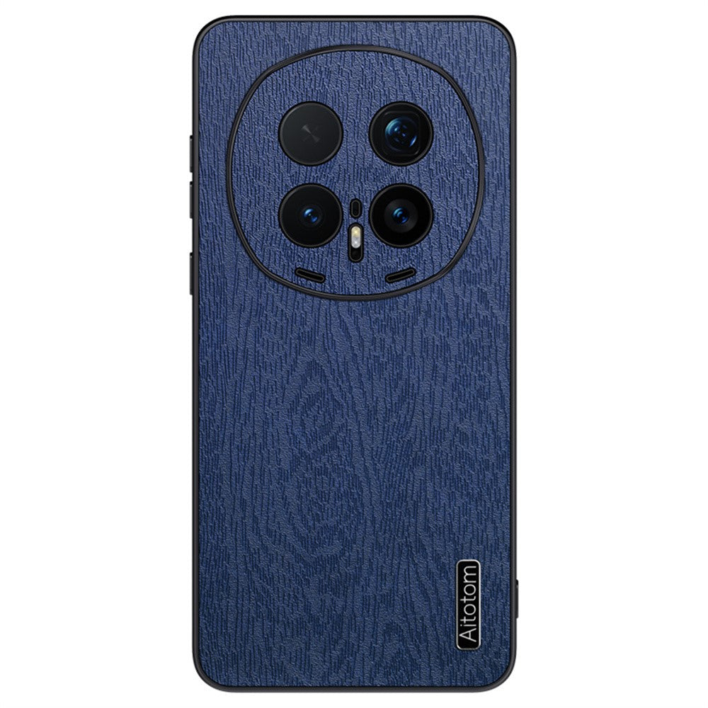 Honor Magic8 Pro 5G Handyhülle – Aus lederbeschichtetem PC+TPU, mit Holzmaserung