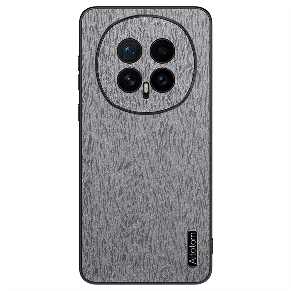 Honor Magic8 5G Handyhülle – Aus lederbeschichtetem PC+TPU, mit Holzmaserung