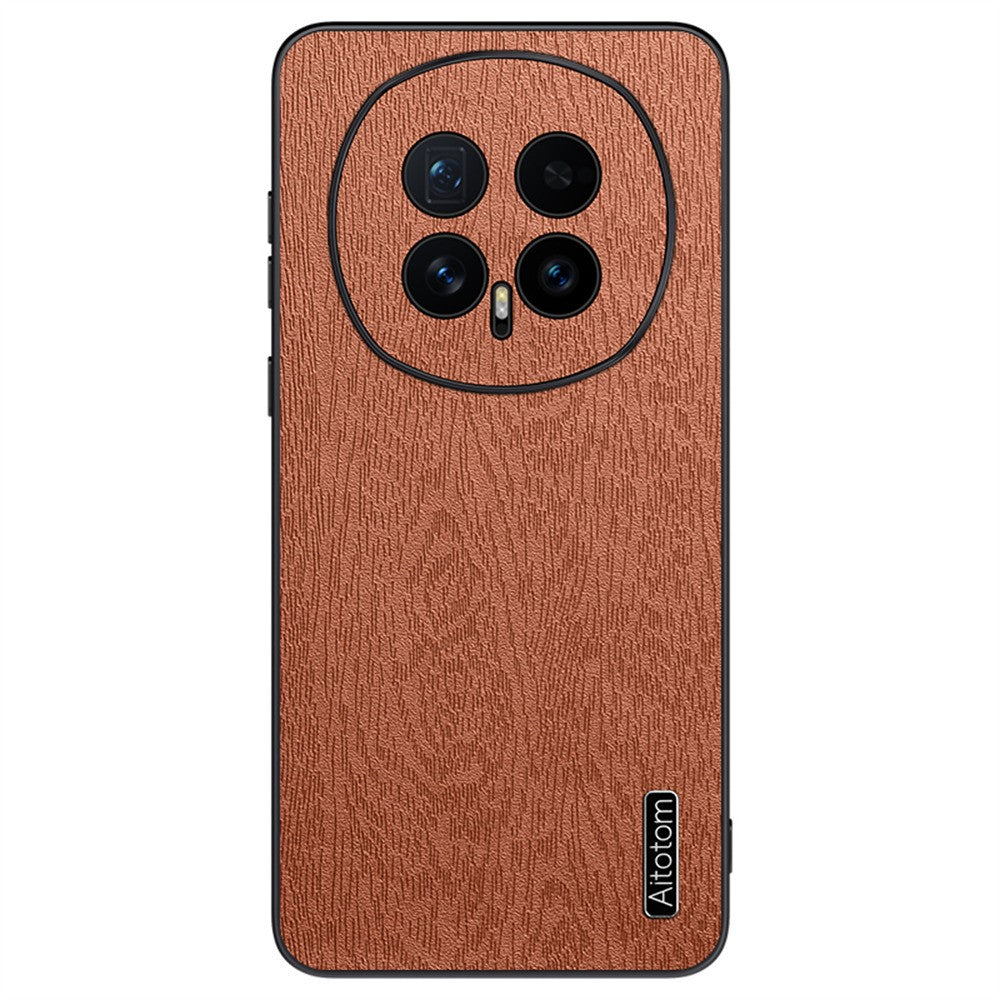Honor Magic8 5G Handyhülle – Aus lederbeschichtetem PC+TPU, mit Holzmaserung