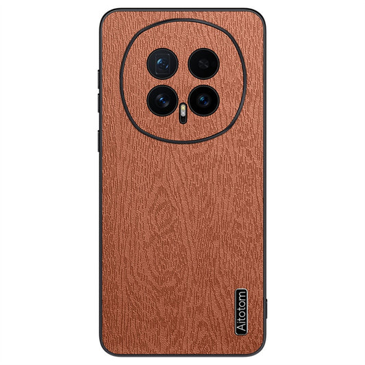 Honor Magic8 5G Handyhülle – Aus lederbeschichtetem PC+TPU, mit Holzmaserung