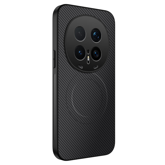 Honor Magic8 Pro 5G Handyhülle – WANLONFENG Magnetische TQ-Serie Carbonfaser-Textur PC TPU