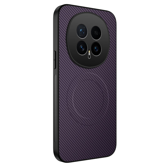 Honor Magic8 5G Handyhülle – WANLONFENG Magnetisches Gehäuse der TQ-Serie, Carbonfaser-Textur, PC-TPU