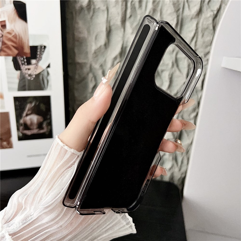 For Google Pixel 10 Pro Fold Phone Magnetic Case Leather + PC Protective Cover