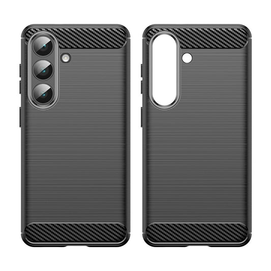 Galaxy S26 Handyhülle – aus Carbonfaser mit gebürsteter Textur