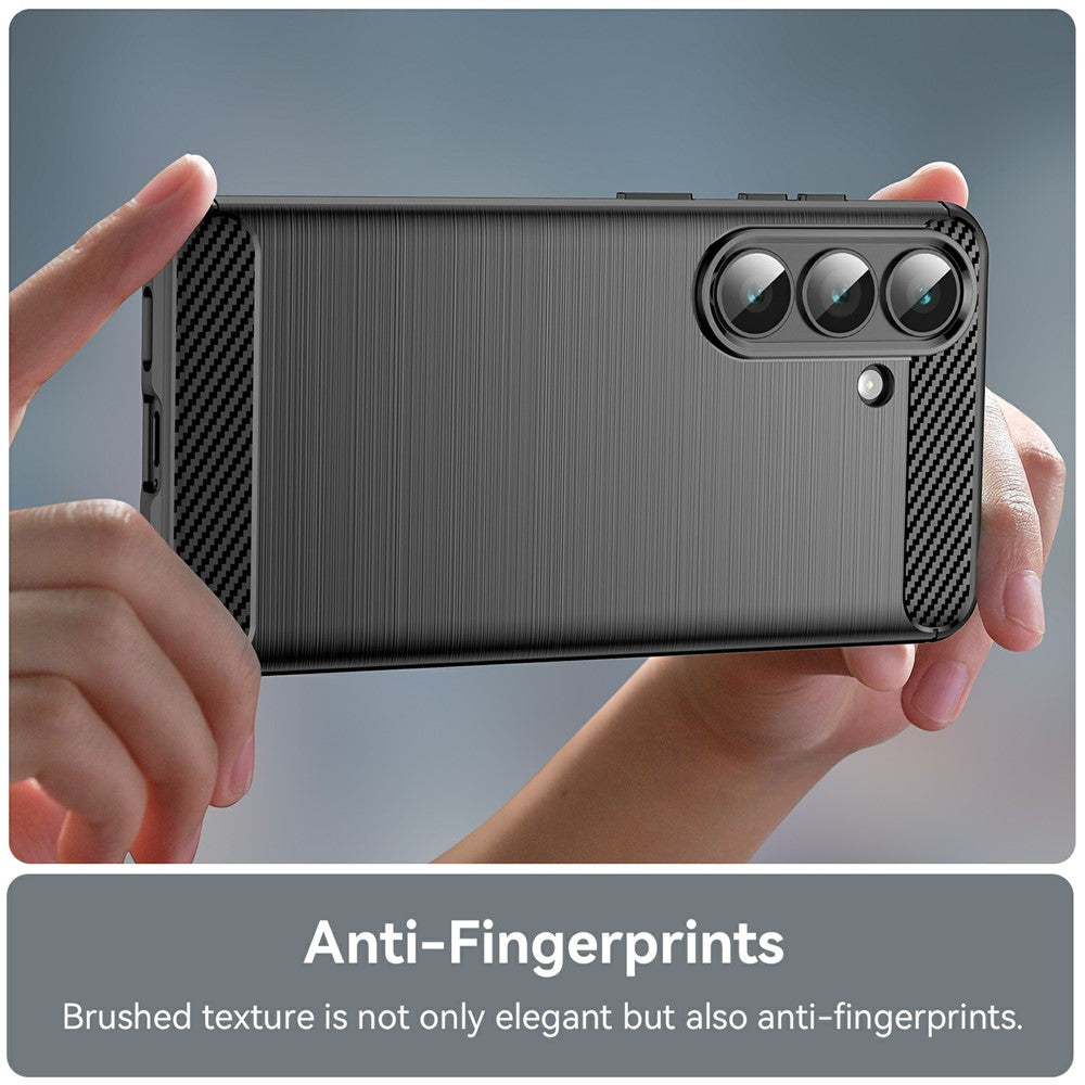 For Samsung Galaxy S26 Case Protective Phone Cover Carbon Fiber Texture Brushed