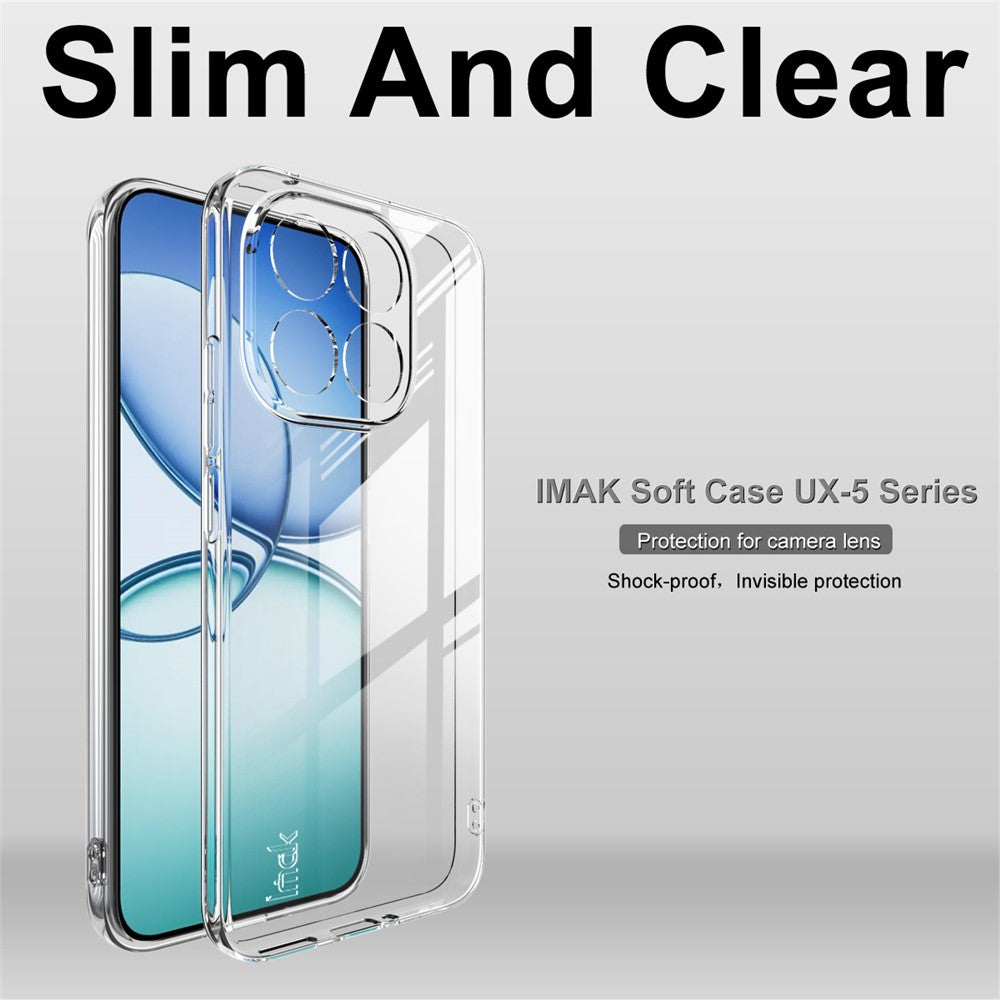 IMAK UX-5 Series For Xiaomi 15T Transparent TPU Phone Case Protective Phone Cover