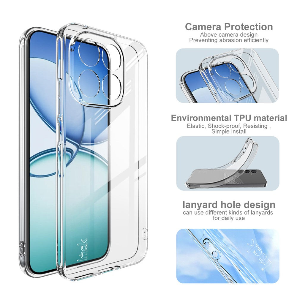 IMAK UX-5 Series For Xiaomi 15T Transparent TPU Phone Case Protective Phone Cover