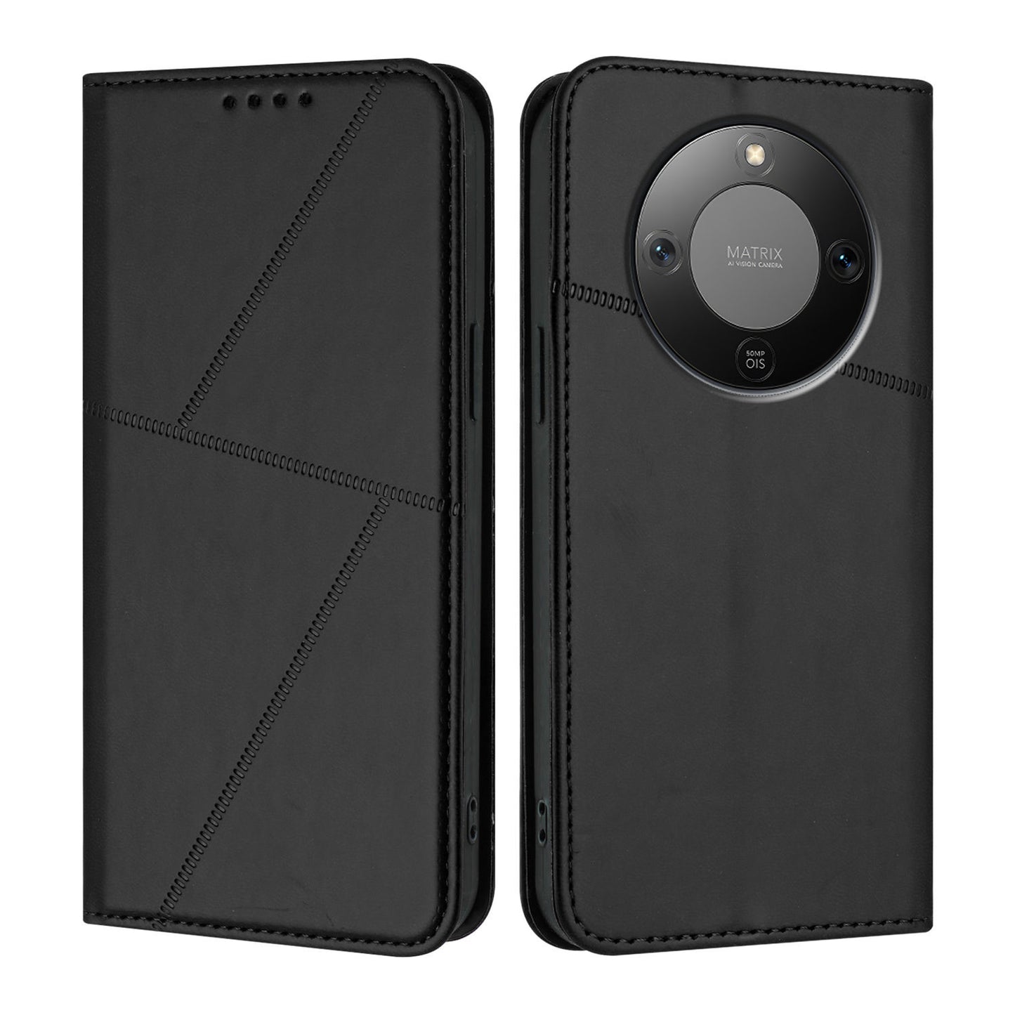 For Honor Magic8 Lite 5G / X9d 5G / X70 5G Wallet Case Magnetic Closure Leather Flip Phone Cover with Stand