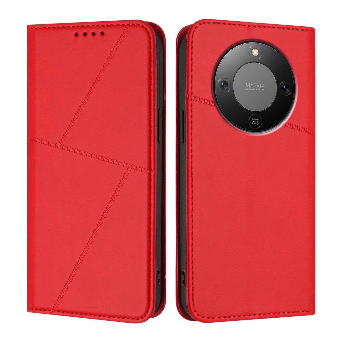 For Honor Magic8 Lite 5G / X9d 5G / X70 5G Wallet Case Magnetic Closure Leather Flip Phone Cover with Stand