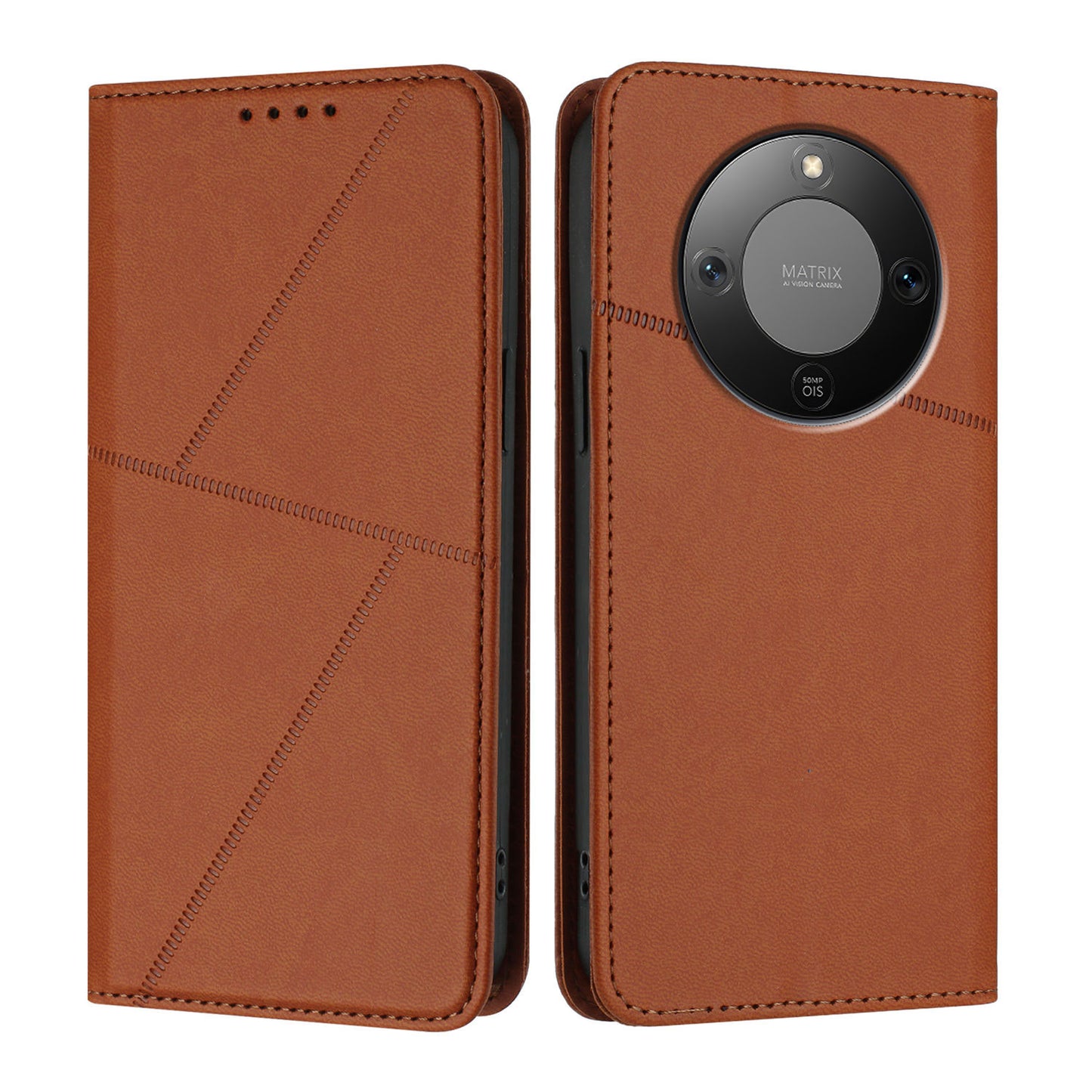 For Honor Magic8 Lite 5G / X9d 5G / X70 5G Wallet Case Magnetic Closure Leather Flip Phone Cover with Stand