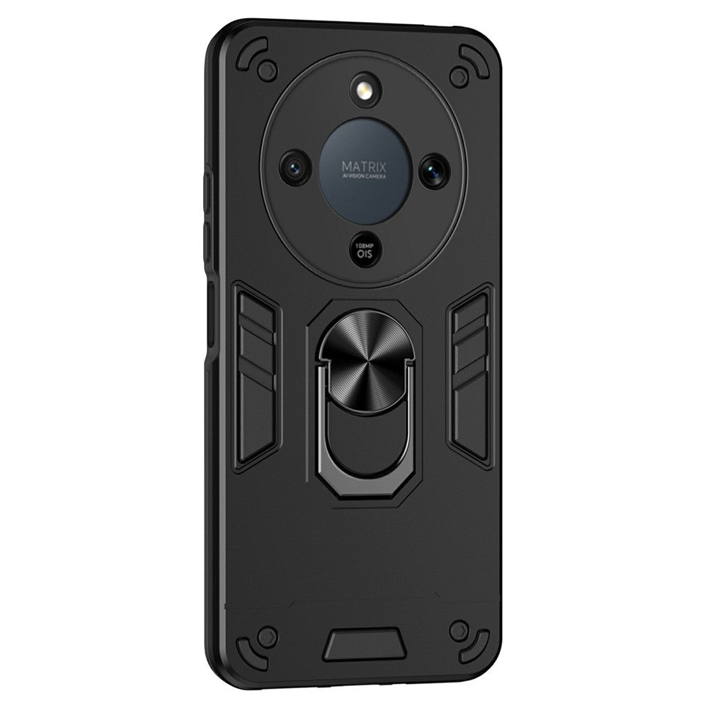 Honor Magic8 Lite 5G / X9d 5G / X70 5G Handyhülle – Aus PC + TPU, mit Fallschutz & Ringständer
