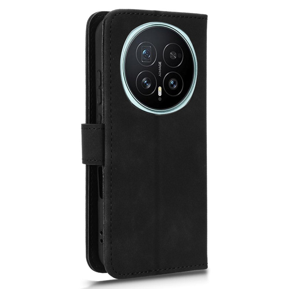 For Honor Magic8 5G Leather Case Skin Feel Anti Drop Wallet Flip Phone Cover