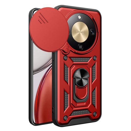 Honor X70 5G / Honor X9d 5G / Honor Magic8 Lite 5G Handyhülle – mit Standfunktion, mit Kamera-Schiebeabdeckung, aus TPU / PC