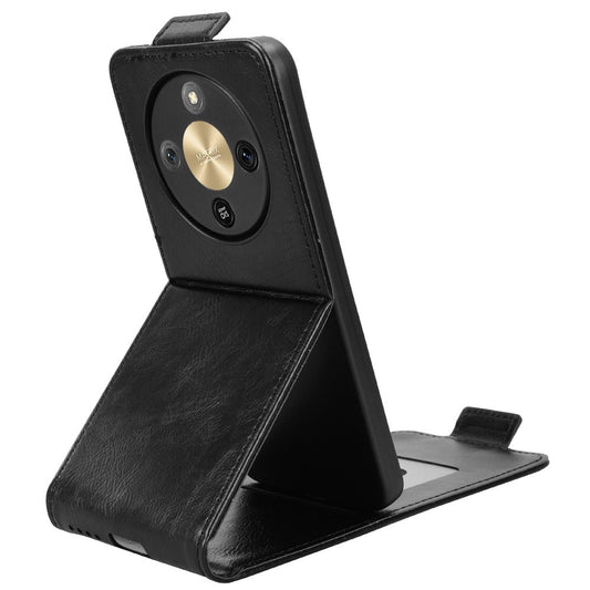 Honor X70 5G / Honor X9d 5G / Honor Magic8 Lite 5G Handyhülle – X9d 5G / X70 5G Standgehäuse Magnetverschluss Vertikale Flip Leder- mit Kartenhalter